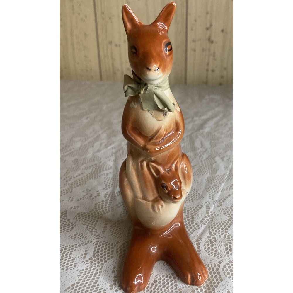 Vintage Pottery Rynbende Cherry Brandy Decanter in the form of a Kangaroo
